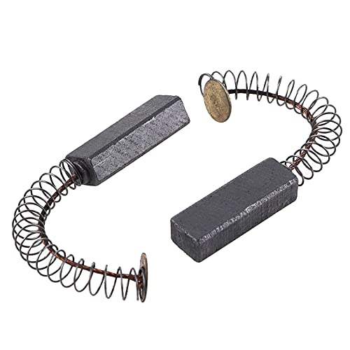 TOPPROS 10 Pcs Carbon Brushes with Wire Leads and Brush Springs Attached 24mm x 8mm x 6 mm for Generic Electric Motor - Image 2