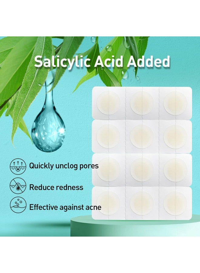 تي كيه تي كيه لصقات حب الشباب من تي كي تي كي، لصقات حب الشباب غير المرئية للوجه بسمك 12 مم مع حمض الساليسيليك، حافة خارجية رقيقة للغاية 0.01 سم، لصقة هيدروكولويد للبثور والرؤوس البيضاء وبقع حب الشباب الكيسية، 48 لصقة - Image 4