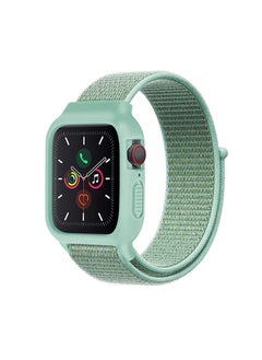 Generic Sport Band and Case for Apple Watch Band 38mm 40mm 41mm, Protective Silicone Bumper Case with Loop Strap for Series 9/8/7/6/5/4/3 for Women Men  - Image 2