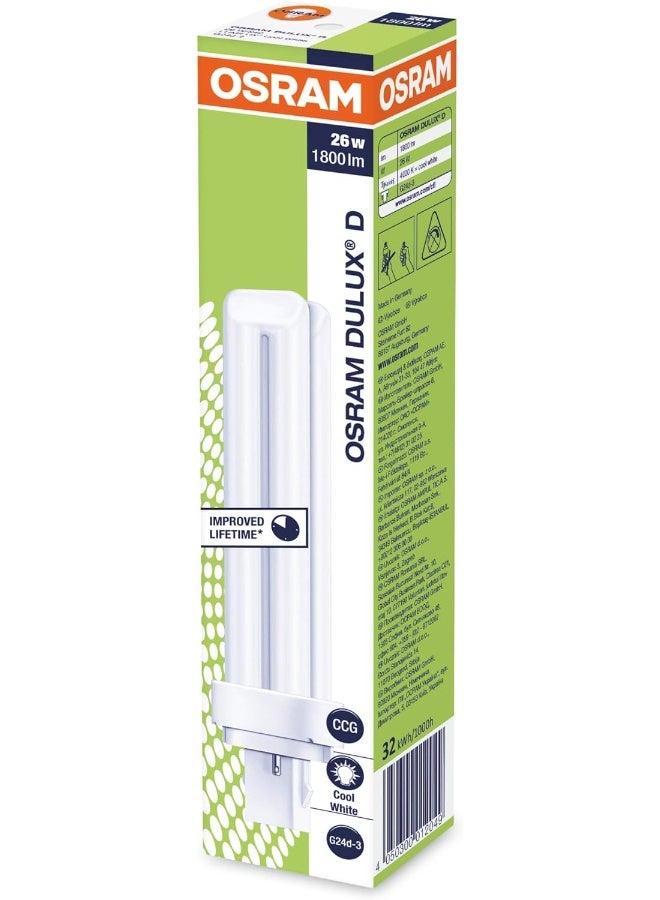 OSRAM Osram Compact Home Decorative Durable Fluorescent Lamp, 26-w, 2 Pin, Pack Of 5- Warm White - Image 5