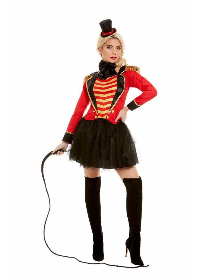Smiffys Deluxe Ringmaster Lady Costume, Multi-Colour, 51049S - Image 2