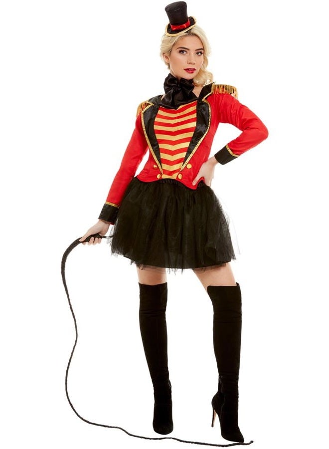 Smiffys Deluxe Ringmaster Lady Costume, Multi-Colour, 51049S - Image 3