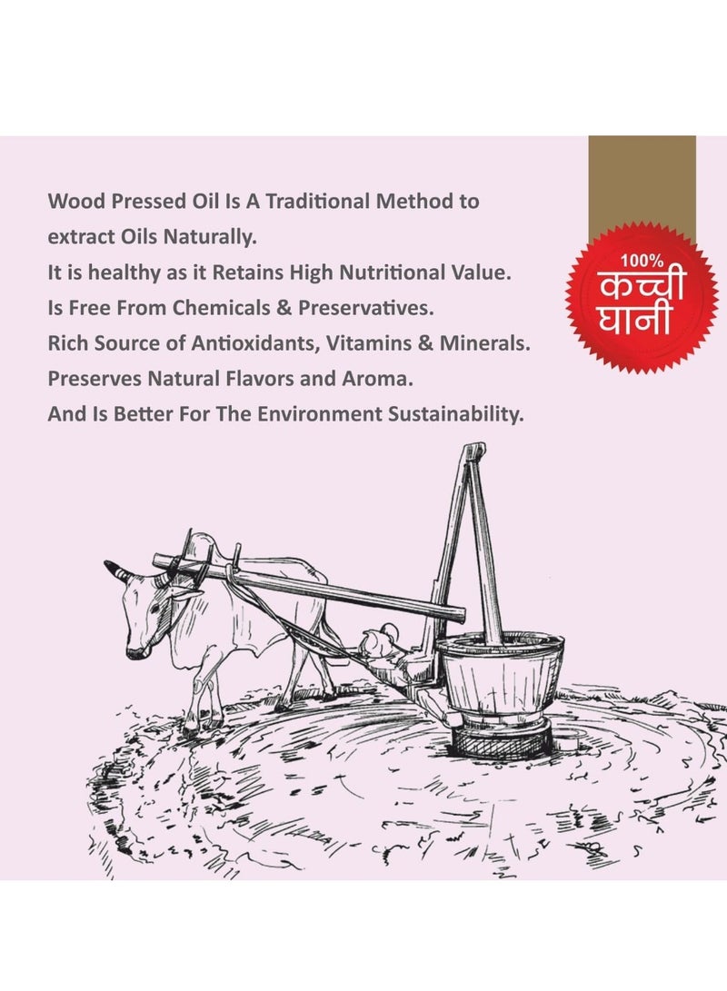 Milliare Flaxseed Wood Pressed Oil, Organic Oil for Hair Growth, Hexane-Free for Skin Care,for Heart Health, & Hormonal Balance – 250ml | Essential Oil - Image 5