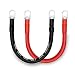 QIATOL 4 AWG Battery Cables with 38 inch Copper Terminals2PCS 1FT - Image 2