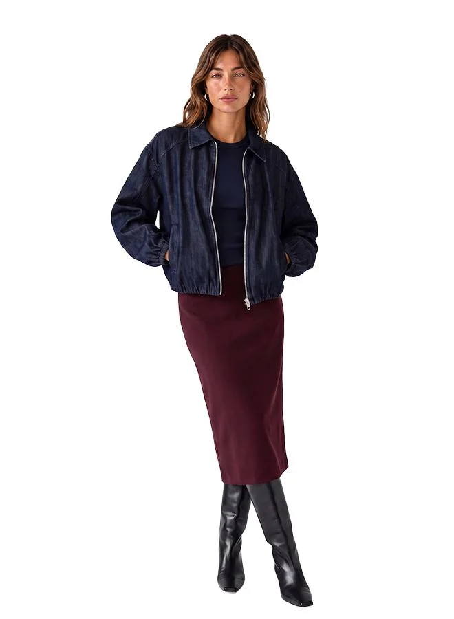 Midi Pencil Skirt