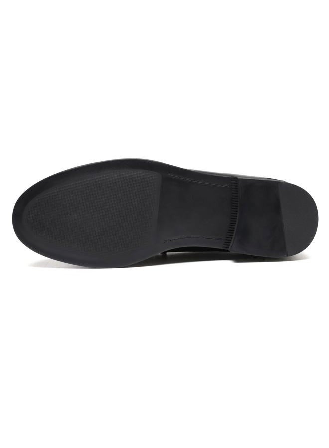DECARSDZ Men's Penny Loafers Shoes, Black, 10 - Image 4