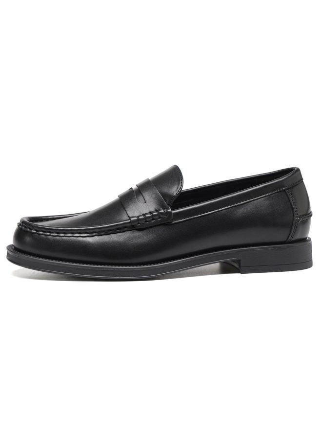 DECARSDZ Men's Penny Loafers Shoes, Black, 10 - Image 2