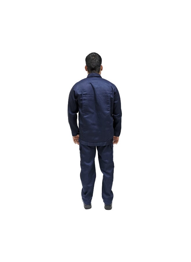 Armour Production AP 2-Piece Body Protection Suit - Navy Color | Heavy-Duty PPE Workwear | Industrial Safety Clothing for Construction & Hazardous Environments | Size M  - Image 3