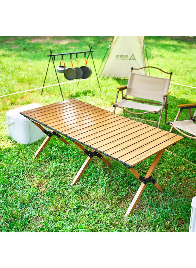 Whitepeak Outdoor Folding Table, Egg Roll Table, Portable Stalls, Convenient Picnic, Outdoor Cooking, Barbecue, Camping Table And Chairs, Complete Set Of Equipment And Supplies - Image 1