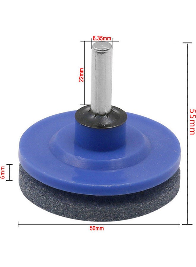 NIBEMINENT Lawn Mower Blade Sharpener With Chassis Blue/Grey/Silver - Image 3