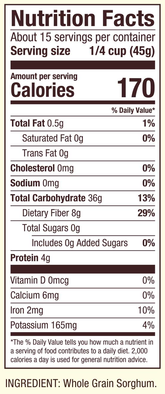 Bob's Red Mill Sorghum Grain, 24oz (Pack of 1) - Whole Grain, Vegan, Kosher - Image 4
