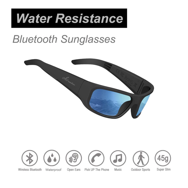 OhO sunshine OhO Smart Glasses,Polarized Sunglasses with Bluetooth Speaker,Athletic/Outdoor UV Protection and Voice Control,Unisex - Image 2