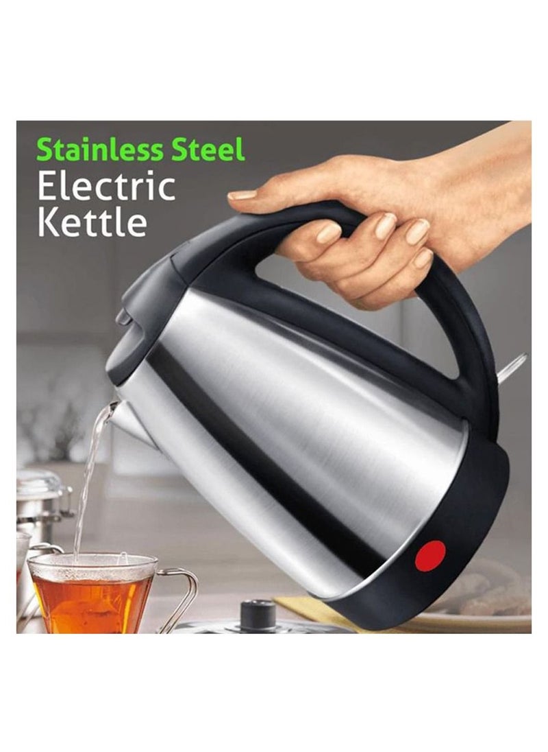Dessini Regina - Electric Kettle 2L Silver/Black - Image 1