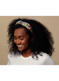 Garden Party Knotted Headband, Bright Floral Pattern, Design Printed Fabric Over Structured Full Polyester On Durable Plastic Band, 1 Count - pzsku/Z962FAB699F1A65CC7526Z/45/_/1735214339/76270b30-ad06-4f86-9fd6-dd74182add1c