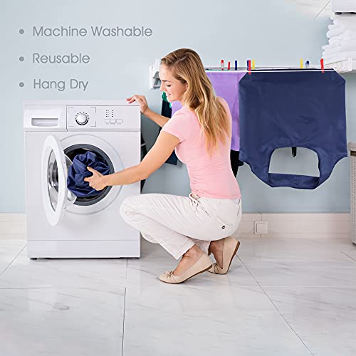 BeeGreen 12 Pack Bulk Reusable Grocery Bags Multicolor Durable Machine Washable Grocery Bags for Shopping X-Large 50LBS Heavy Duty Folding Reusable Bags Totes with Zipper Storage Bag - Image 5