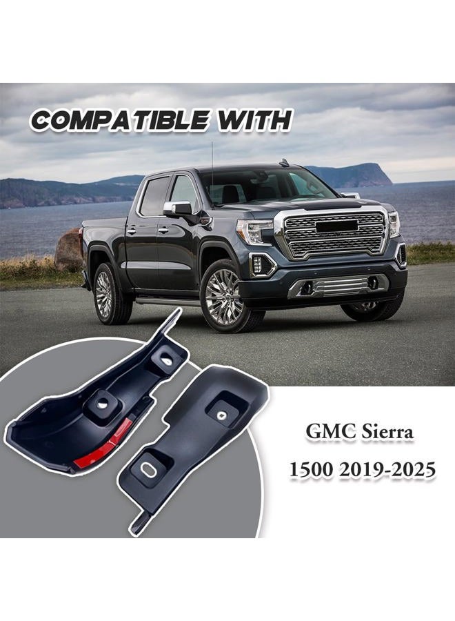 Earlyred Mud Flap Delete Compatible with GMC Sierra 1500 Accessories, Front & Rear Mudflap Mud Guard Delete for GMC Sierra 1500 2019-2025 - Image 2