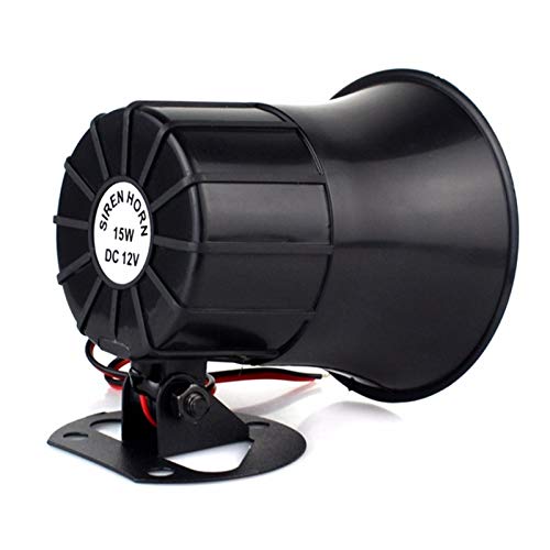 Tokatuker Wired Alarm Siren Horn 15W DC 6 to 12V Security Siren with Bracket for Home Security Alarm System - Image 4