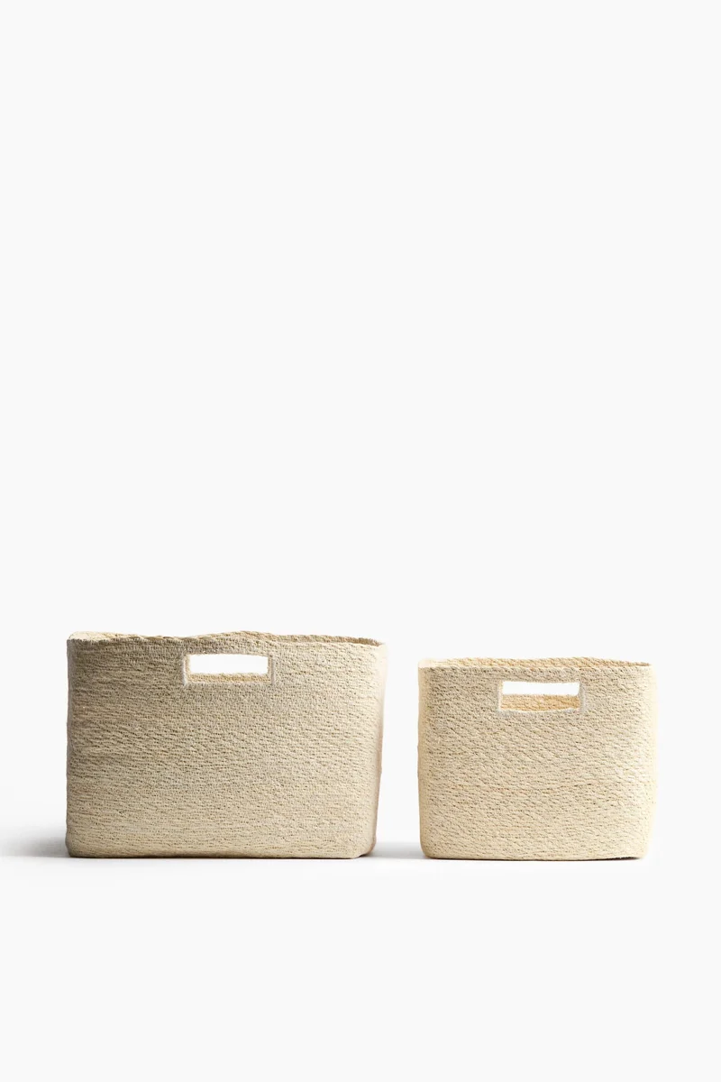 H&M Large seagrass storage basket