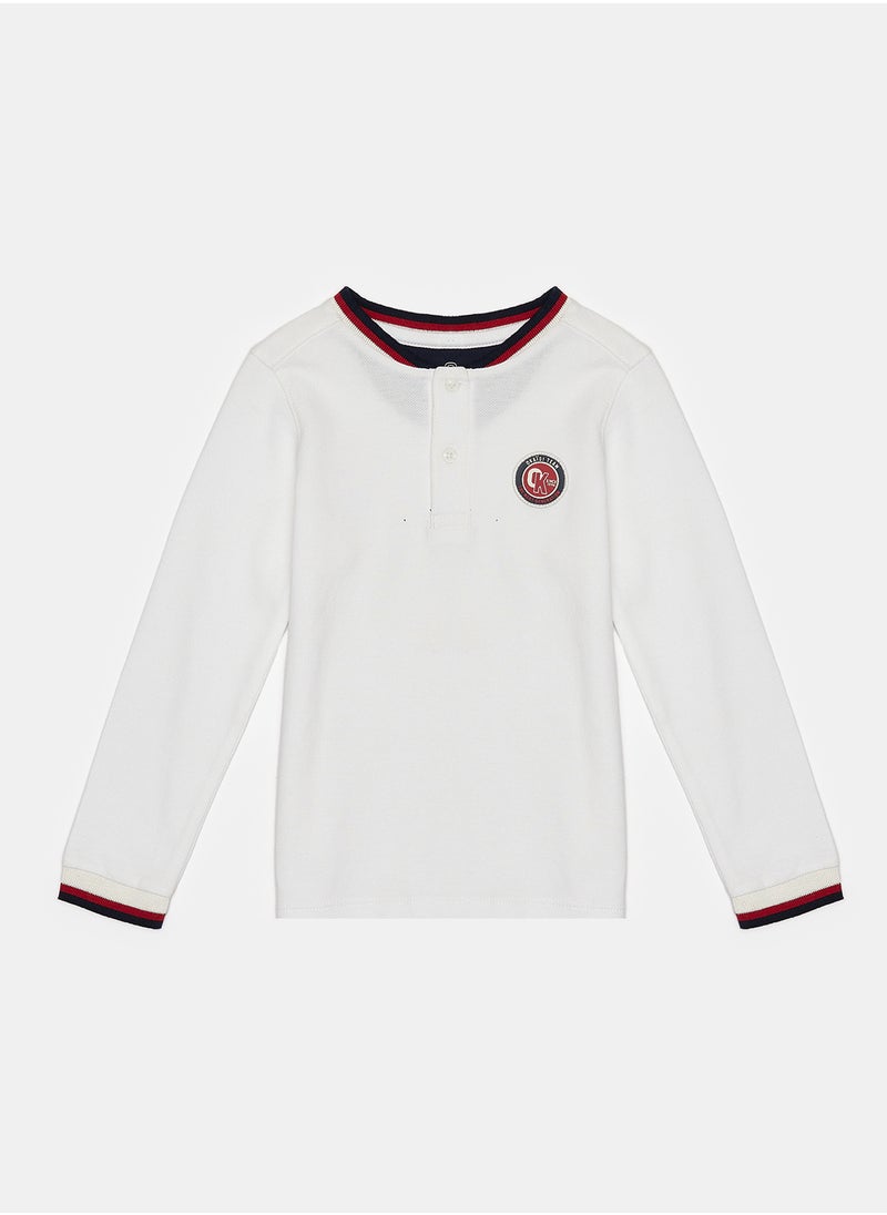 Okaidi - White Polo for Boys - Image 1