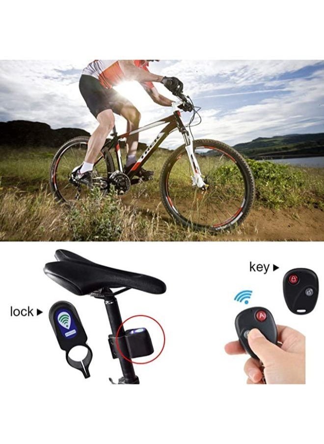Generic - Wireless Remote Control Security Vibration Alarm Anti-theft Lock - Image 1