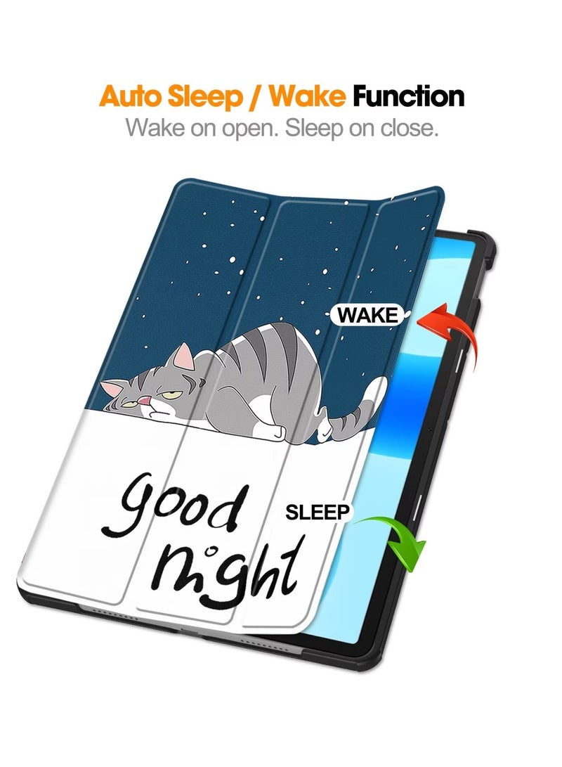 غطاء الحالة لـ HUAWEI MatePad 11.5 بوصة / الهواء 11.5 بوصة ، الاستيقاظ التلقائي / النوم ، لمس الجلد المريح ، غطاء واقي ثلاثي الوقوف النحيف - Image 2
