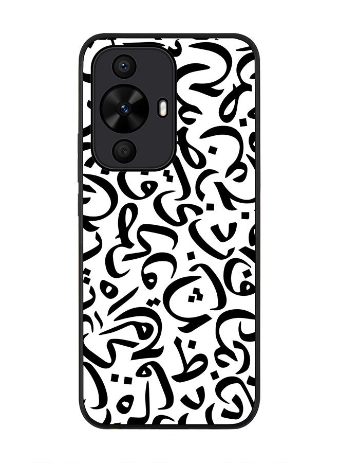Stylizedd Rugged Black edge case for Huawei nova 12s / Huawei nova 11/ Huawei nova 12 Lite 4G, Slim fit Flexible Anti Drop Thin Cover - Arabian Pearls - Image 1