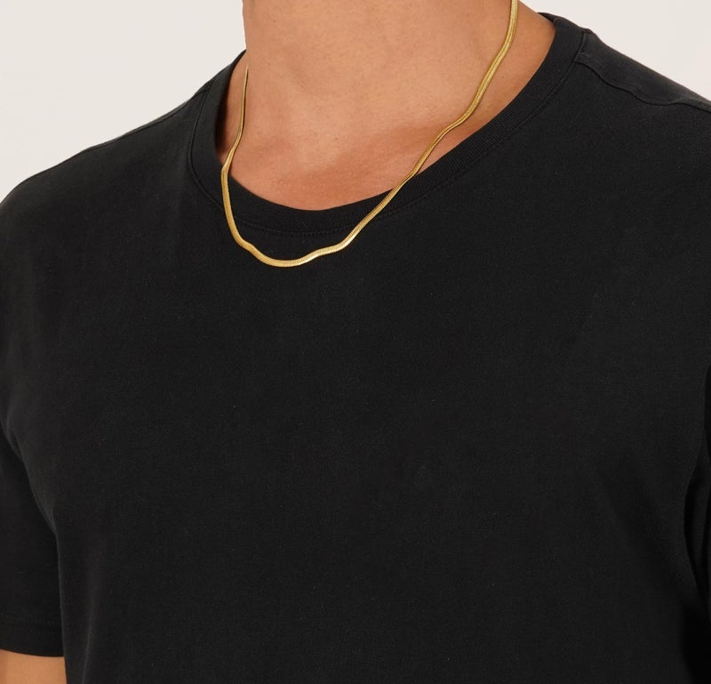 MILLER Stylish Stainless Steel Snake Neck Chain for Men & Boys | Waterproof Anti-Tarnish Neck Chain for Man | Trendy Men's Necklace Jewellery | Daily Wear Accessories | Gift for Husband & Boyfriend - Image 5