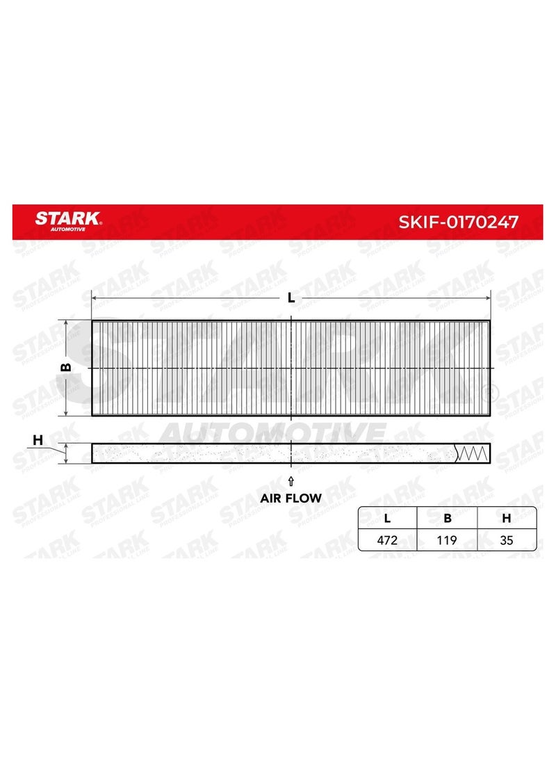 Stark STARK - POLLEN FILTER / CABIN FILTER FOR BMW / MINI - 64319127516 / 64319257505 / 64311496710 / 64311496711 / 64113422665 / 64316930349 / 64319127515 / 64316930351 / 64116930568  - Image 5