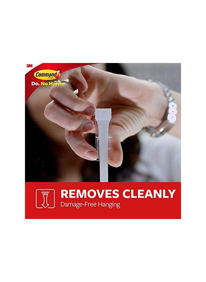 Command - Designer Medium Hooks Holds 1.3 Kg Each Hook White Color Organize Decoration No Tools Holds Strongly Damage Free Hanging 2 Hooks Plus 3 Strips/Pack - Image 1