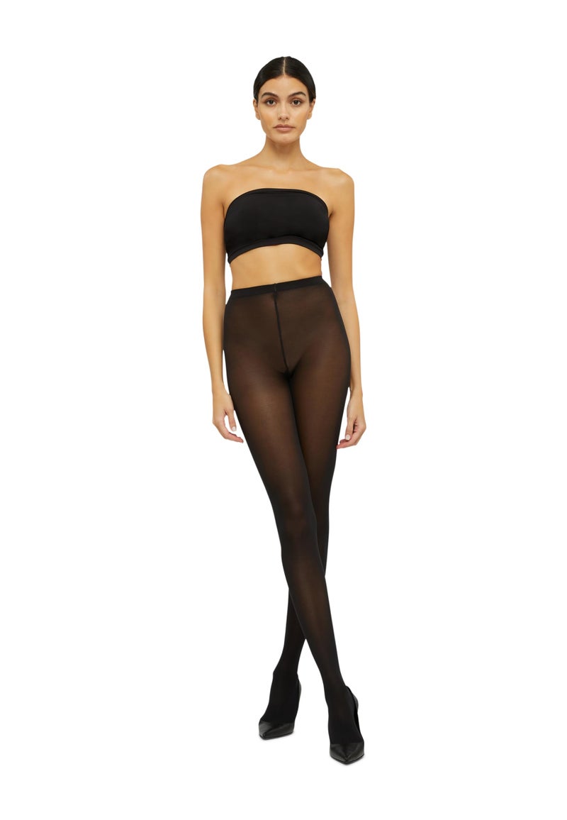 Wolford Velvet de Luxe 50 Denier Sheer Tights Pantyhose Hosiery for Women Luxurious Soft Elegant Legwear for Everyday Wear| Color Black |Medium - Image 1