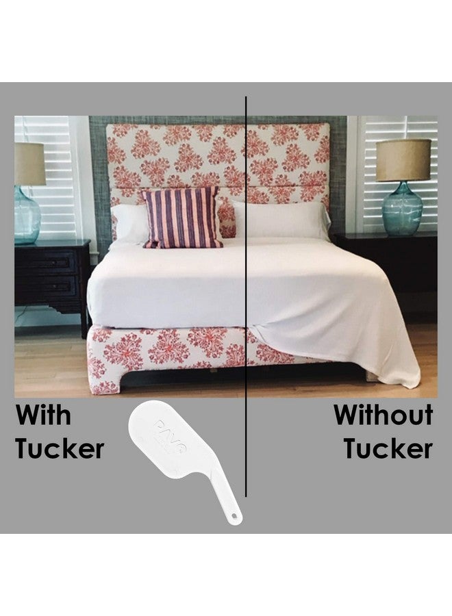 Pavo PAVO PVC Full Bed Sheet Tucking Tool - Multipurpose and Protective Tool for Bed Making - Saves Your Time - White - Image 3