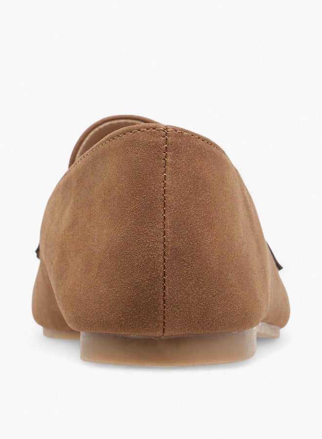 Flora Bella By Shoexpress Metal Accent Slip-On Loafers - Image 5