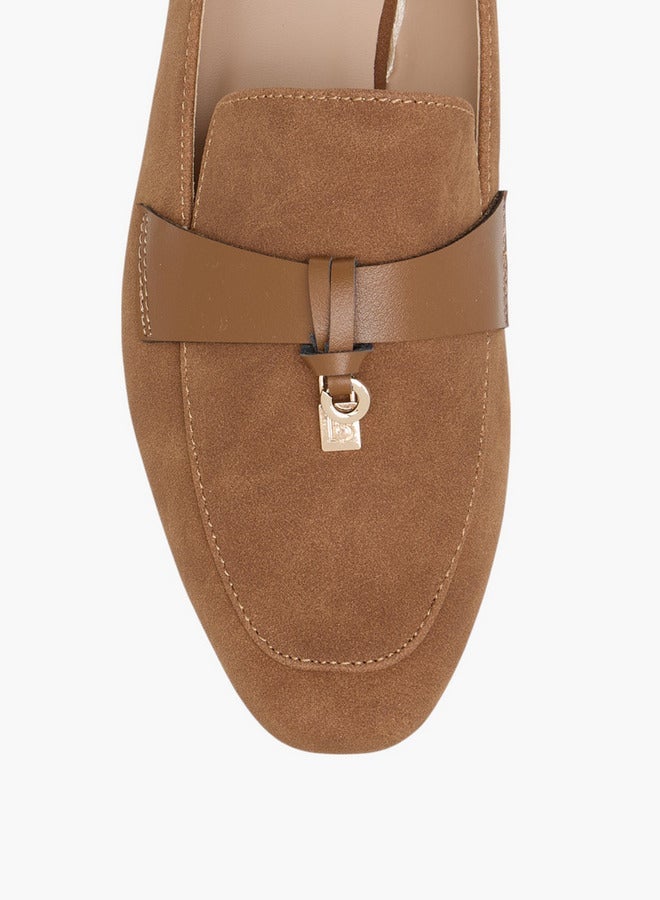 Flora Bella By Shoexpress Metal Accent Slip-On Loafers - Image 4