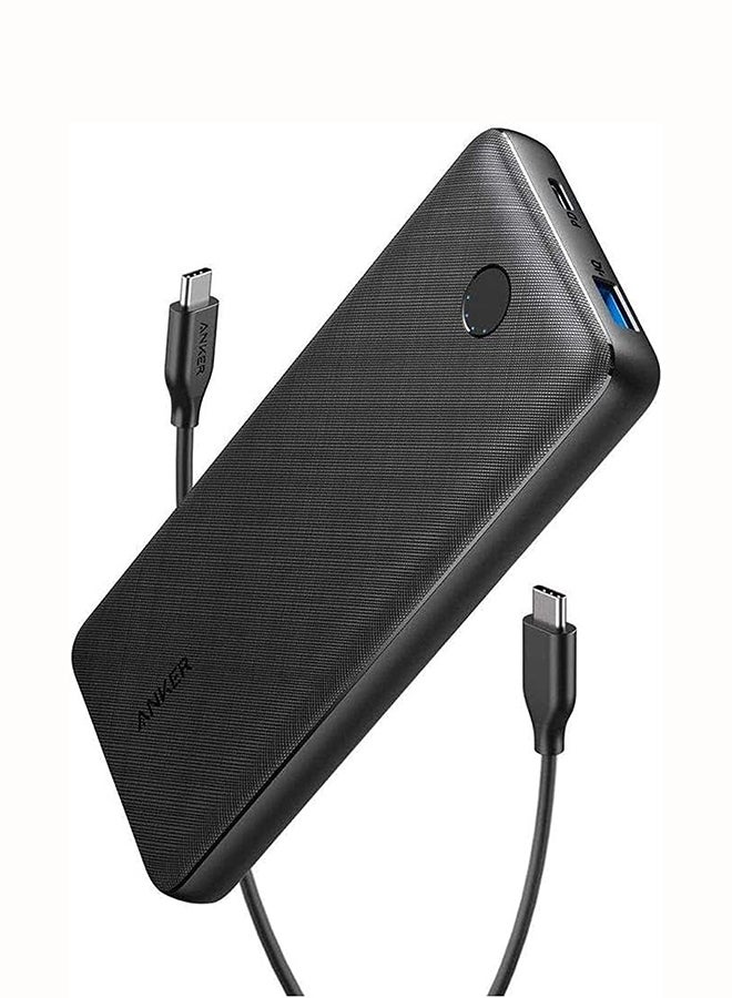 بنك طاقة بقدرة 20000 مللي أمبير في الساعة، وشاحن محمول 325 (PowerCore Essential 20K) مع تقنية PowerIQ عالية السرعة ومنفذ USB-C (الإدخال فقط) لأجهزة iPhone وSamsung Galaxy والمزيد باللون الأسود - Image 4