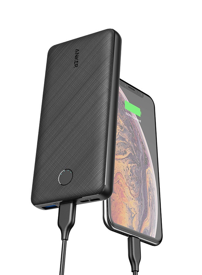 بنك طاقة بقدرة 20000 مللي أمبير في الساعة، وشاحن محمول 325 (PowerCore Essential 20K) مع تقنية PowerIQ عالية السرعة ومنفذ USB-C (الإدخال فقط) لأجهزة iPhone وSamsung Galaxy والمزيد باللون الأسود - Image 5