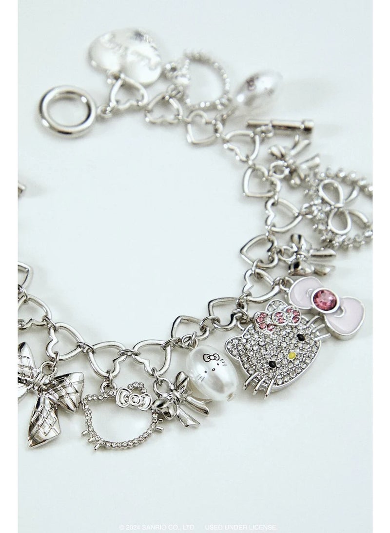 فور ايفر 21 سوار حلية هيلو كيتي من اللؤلؤ الصناعي - Image 2