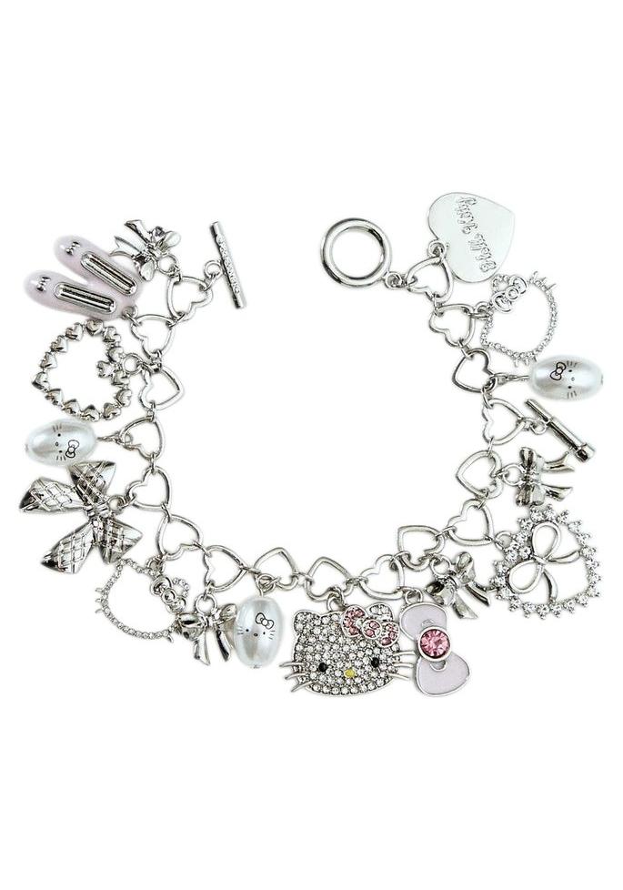 فور ايفر 21 سوار حلية هيلو كيتي من اللؤلؤ الصناعي - Image 1