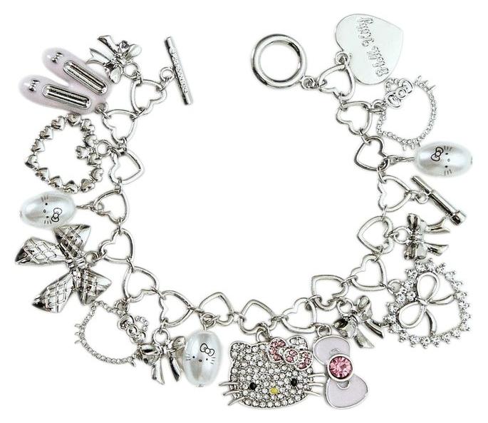 فور ايفر 21 سوار حلية هيلو كيتي من اللؤلؤ الصناعي - Image 1