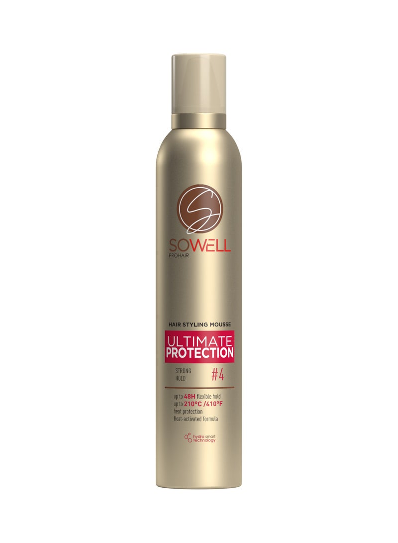 SOWELL Ultimate Protection Hair Styling Mousse Strong Hold 200 ml - Image 1