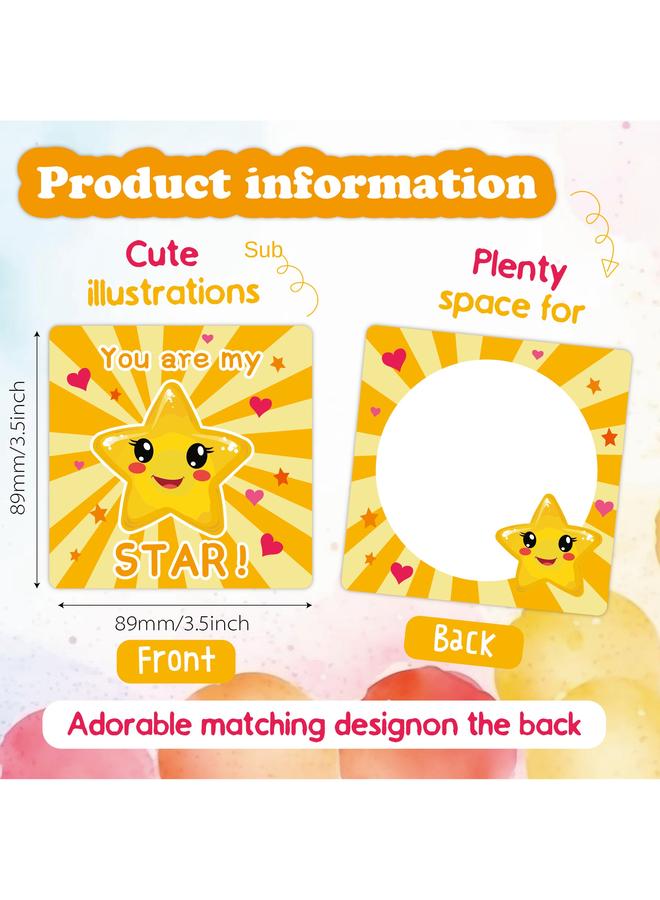 Bluejw Cross-border New Lunch Cards 60 Cute Cartoon Inspirational Note Cards For Students Writable Encourage Cards In English - Image 4