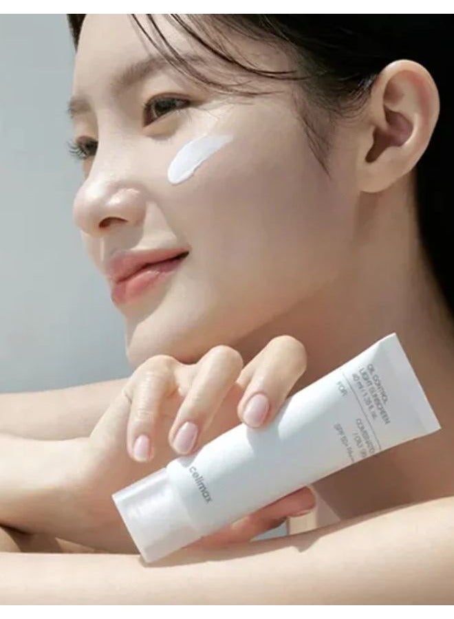 celimax Oil Control Light Sunscreen SPF50+ PA++++ 40ml, Korean Face Sunscreen, Lightweight, Sebum Control, Fragrance-Free, for Sensitive Skin - Image 3