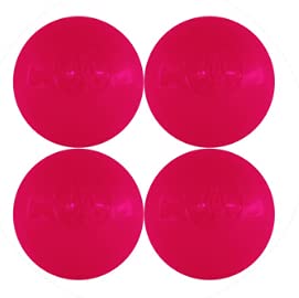 Mylec Cool Weather DEK/Ball/Roller/Street Hockey Ball for Indoor/Outdoor USE Hockey Ball 6 Pack - Pink, 30-60 Degrees - Image 3