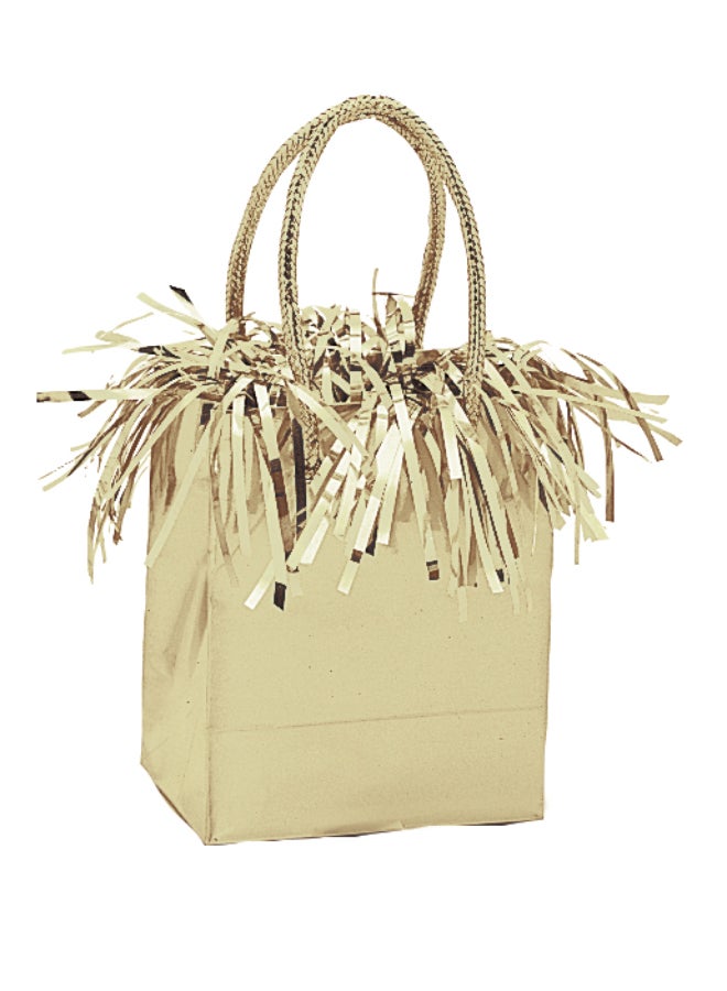 Unique Gold Mini Gift Bag Balloon Weight