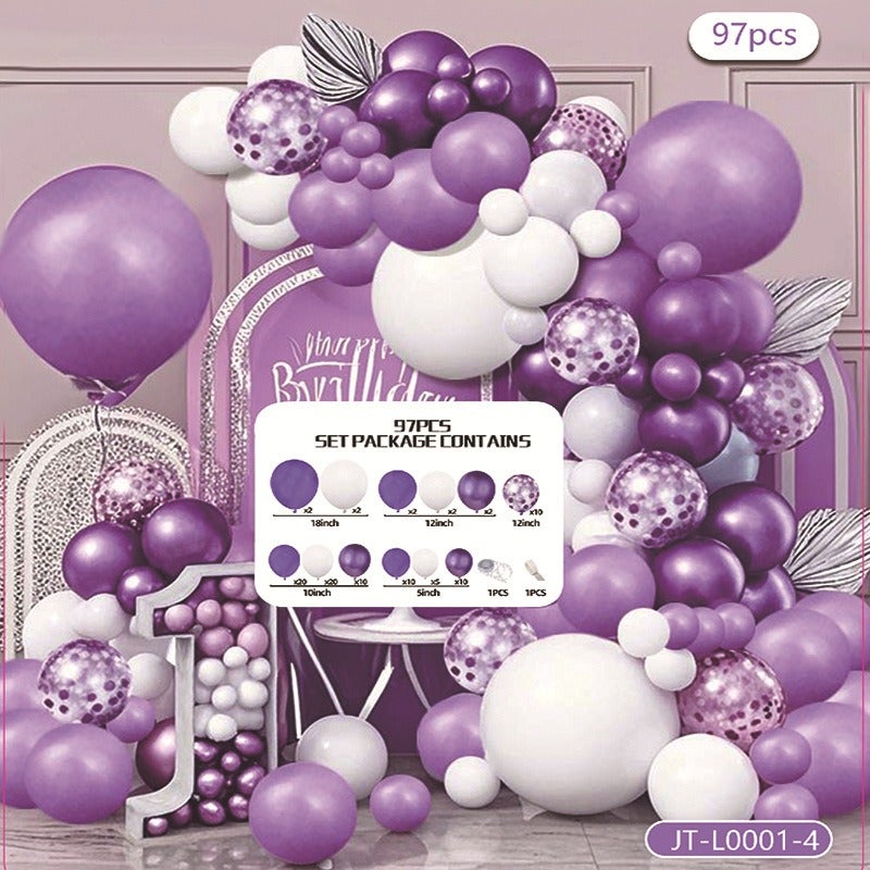 Latex Balloon Arch Kit for Wedding Birthday Party Decoration Background  Wall