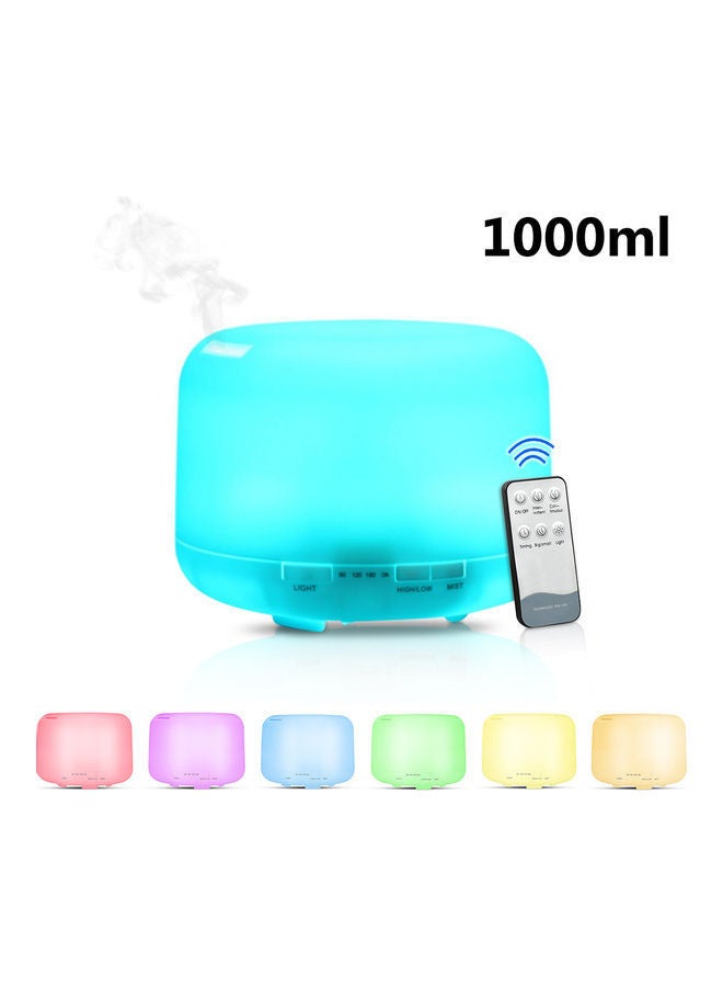 NIBEMINENT YX-169 1000ml pure white colorful British standard with remote control White 20*15.5*20cm - Image 1