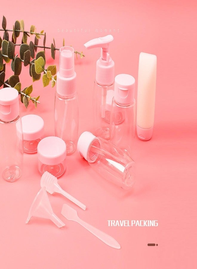 AVMPHD 6in1 Travel Bottles Set, Leak Proof Portable Toiletry Containers Kit, Cosmetic Containers Clear Travel Accessories Squeezable Refillable for Lotion Shampoo Liquids Cream Soap. - Image 4