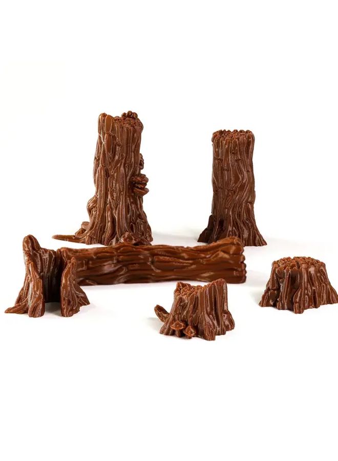 Stump Collection DND Tree Miniatures 28mm 32mm Forest Scatter Terrain TTRPG Props - Image 1