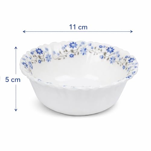 MARKET 99 Melamine Round Shape Hammered Bowls Set of 6 (Each-210ml) | Microwave Safe Serveware Set for Breakfast, Lunch, and Dinner | Stylish Small Serving Bowl for Kitchen Decor - Image 3