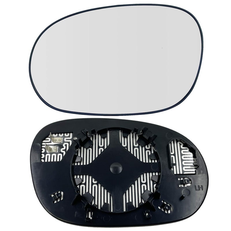 Challenger Driver Side Heated Mirror Glass Compatible with 2008 2009 2010 2011 2012 2013 2014 2015 Dodge Challenger Left Side Heated Mirror Glass with Rear Holder
