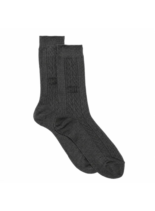 أيه إم بي إم جوارب رسمية للرجال (عبوة من 3) - رمادي